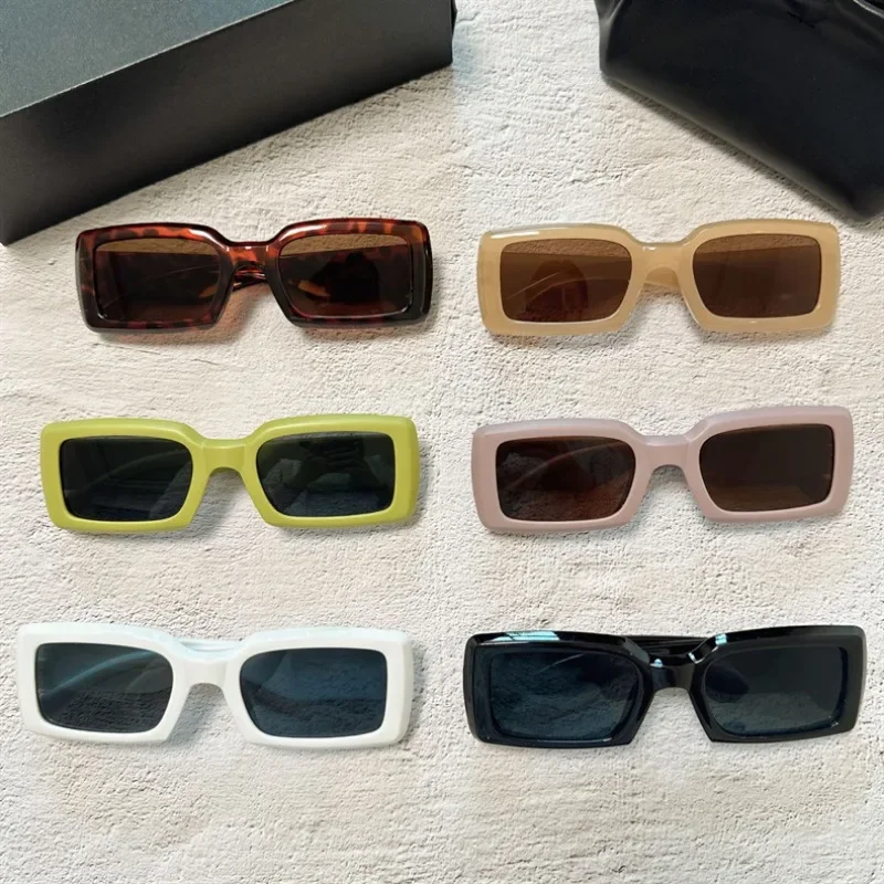 Street Fashion Vintage - Nouvelles lunettes de soleil rectangulaires pour