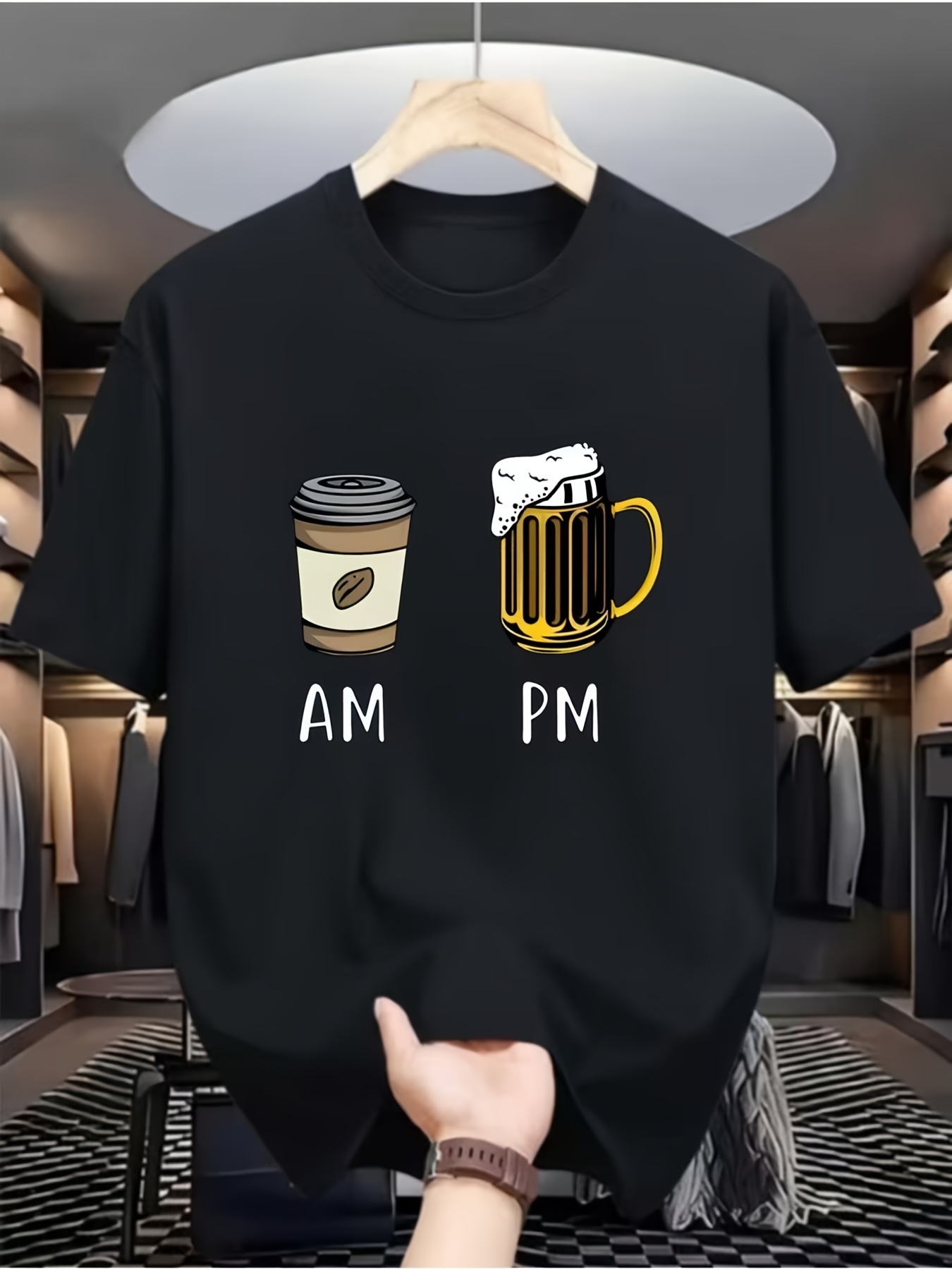 Street Fashion Vibes - [T-shirt décontracté à imprimé numérique] T-shirt