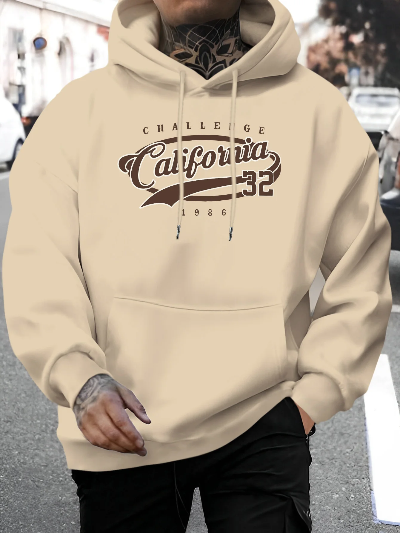 Street Fashion California - Sweat-shirt à capuche pour homme, style