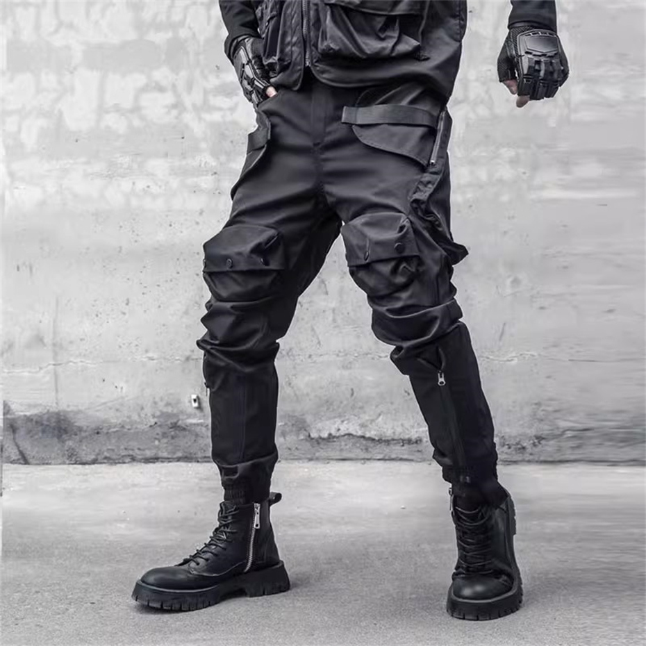 Techwear Pants Tactical - DulTechwear-Pantalon cargo Y2K pour homme avec