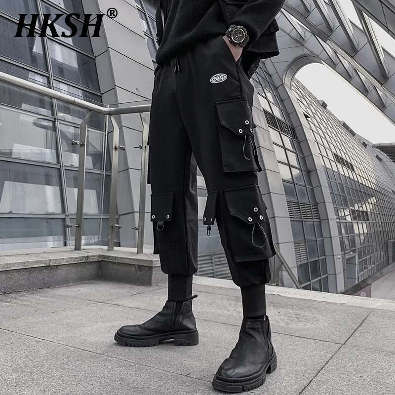 Techwear Pants Tactical - HKSH-Pantalon Cargo Style Safari pour Homme,