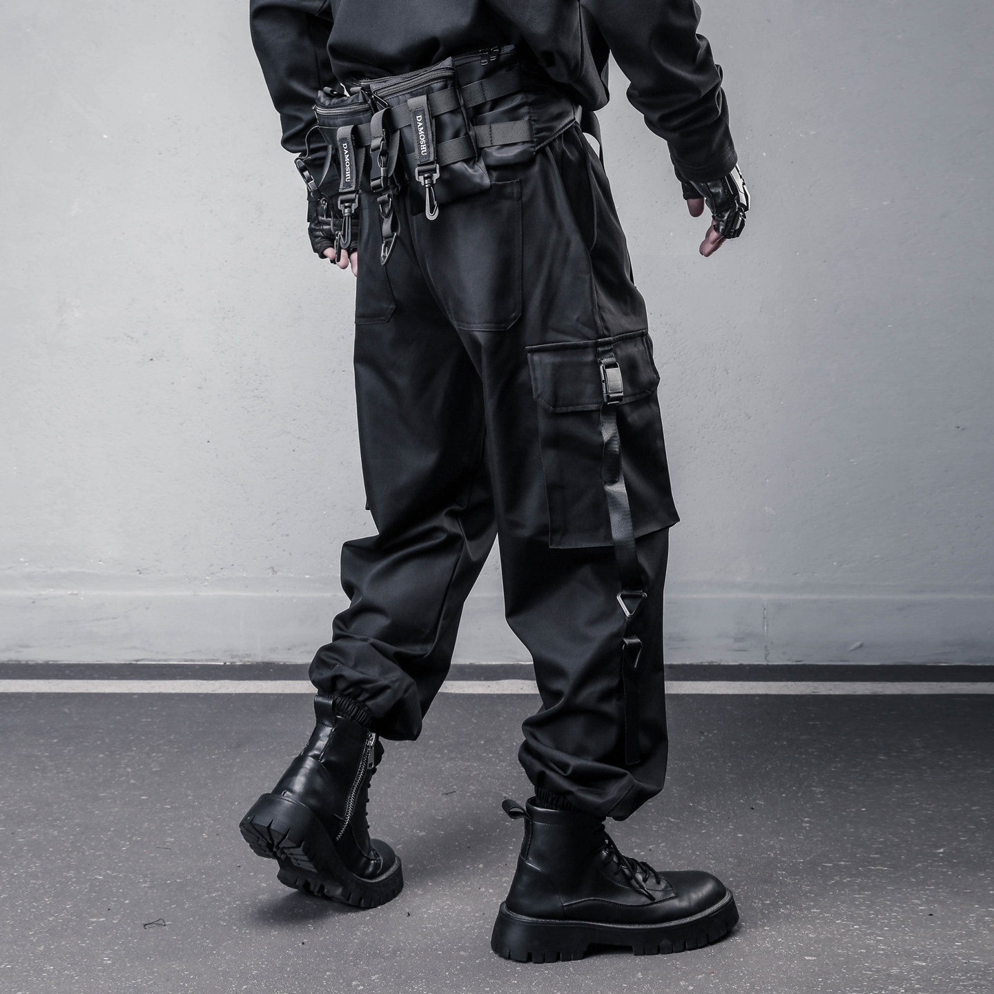 Techwear Pants Tactical - Salopette de créateur tendance pour homme,