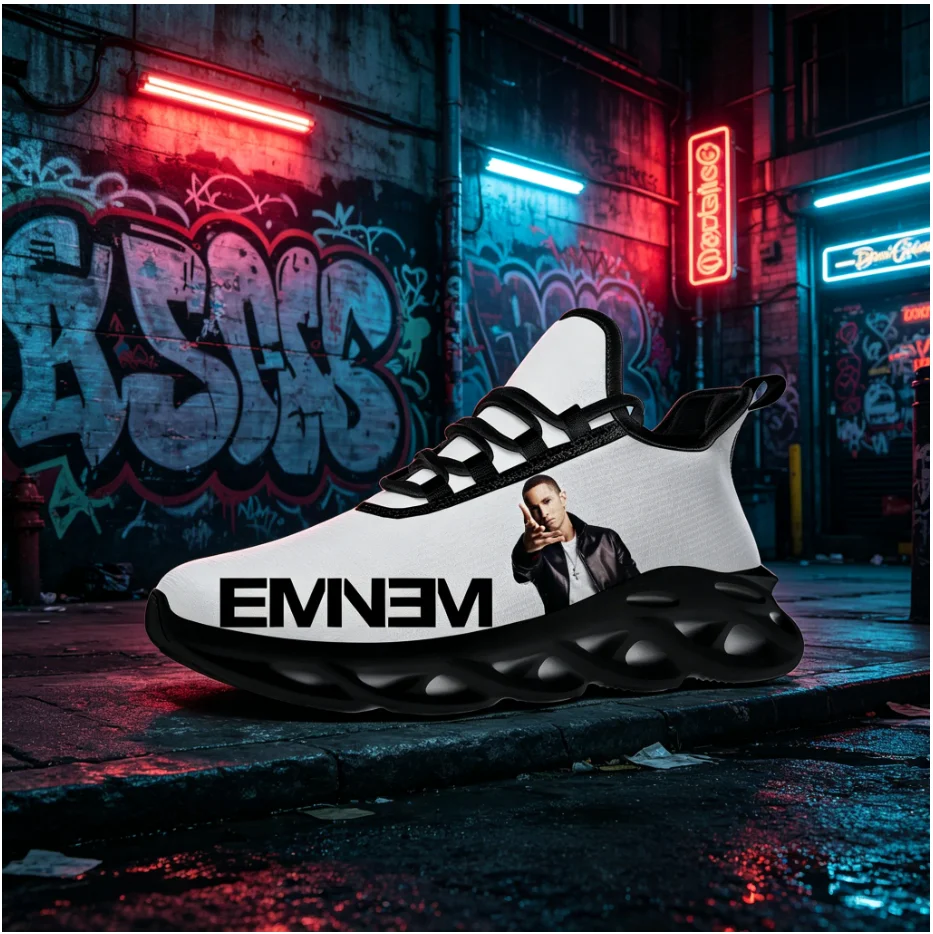 Street Fashion Walking - Chaussures décontractées Eminem Custom Blade, imprimé
