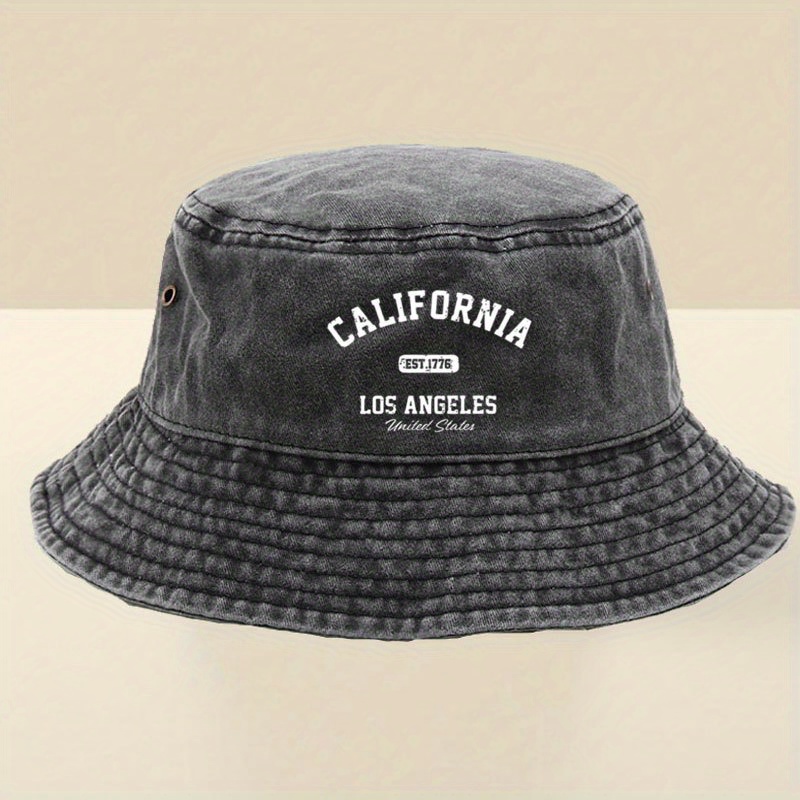 Street Fashion California - 1 chapeau bob unisexe imprimé California