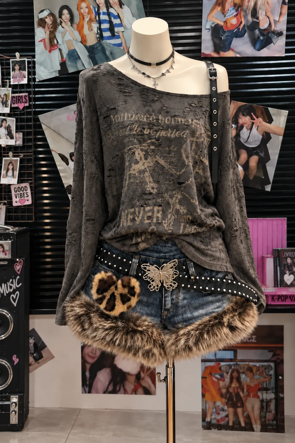 Ensemble jupe 2 pièces rétro Y - Street Fashion In Korea avis et prix