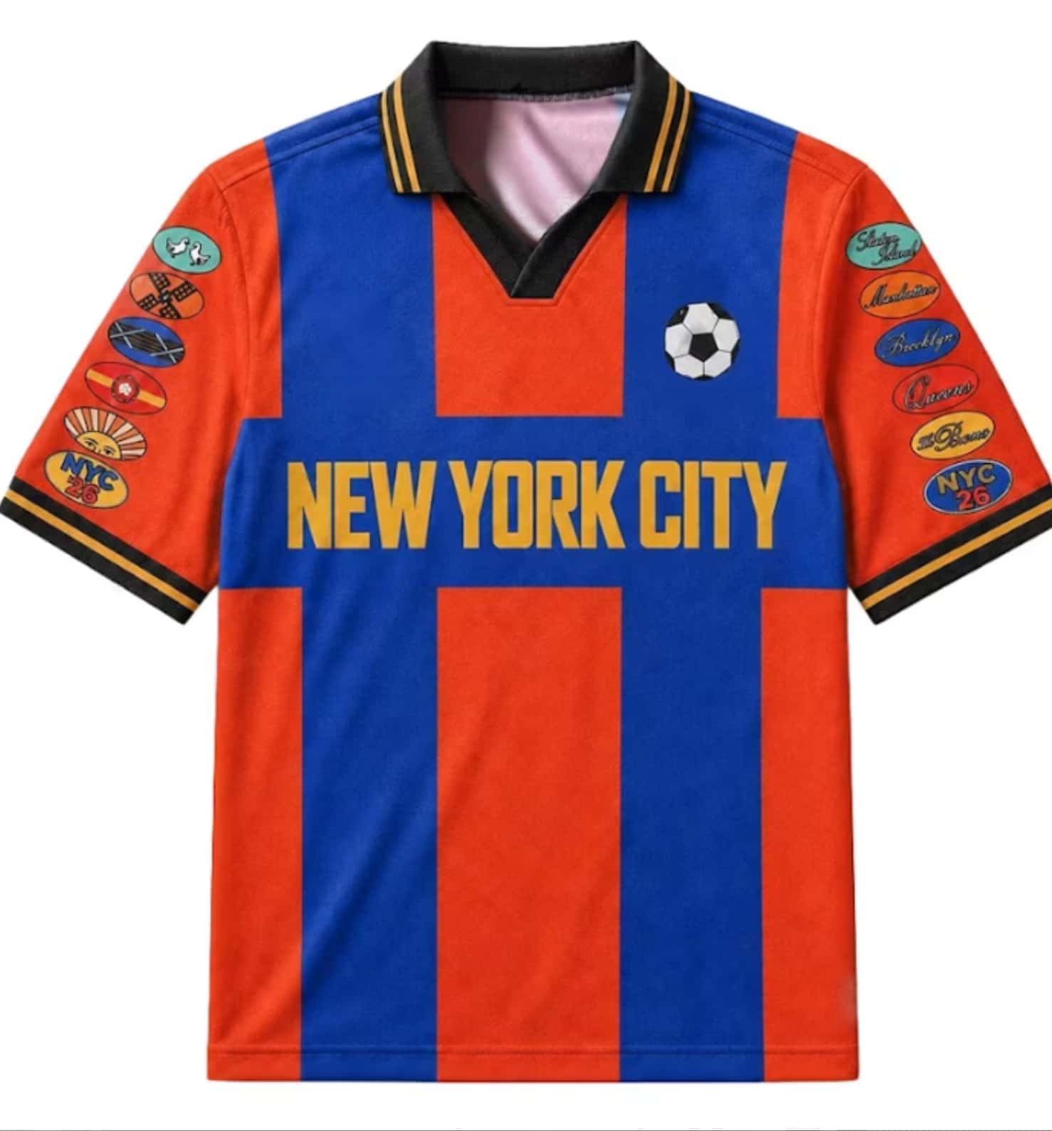 Maillot de football rétro NYC  - Street Fashion Nyc avis et prix