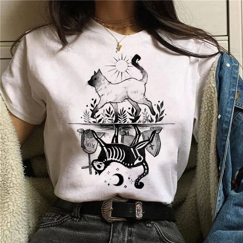 T-shirt à manches courtes impr - Street Fashion Asian avis et prix