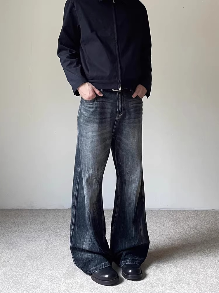 Jean pour homme bleu gris déla - Street Fashion Vibes avis et prix