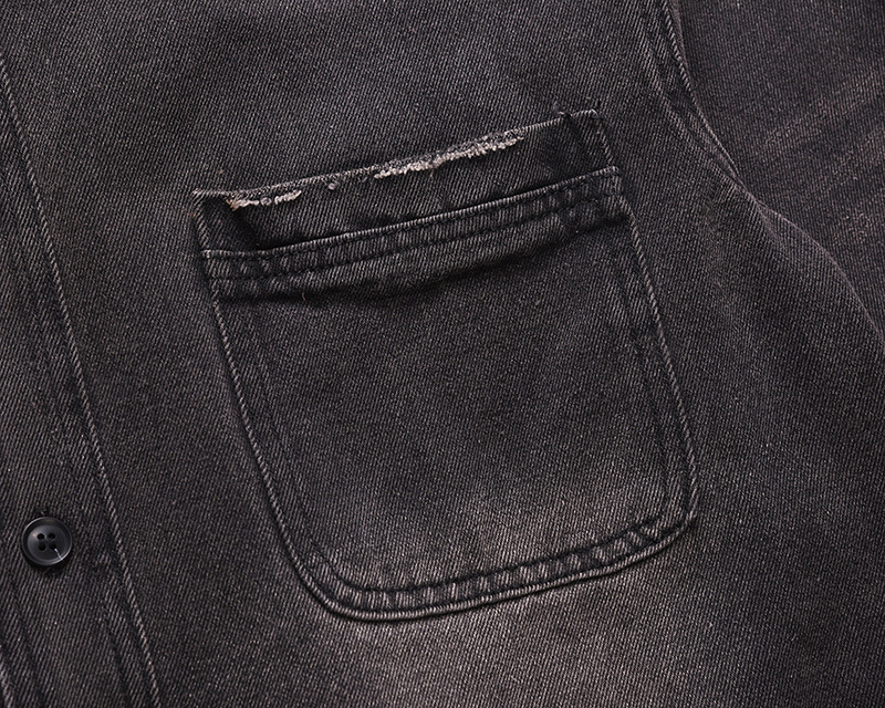 Veste en jean déchirée pour ho - Street Fashion Vintage avis et prix