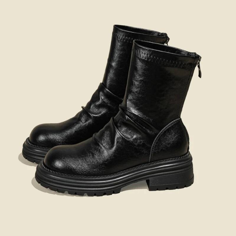 Femmes bottes chaussures plate - Street Fashion Walking avis et prix