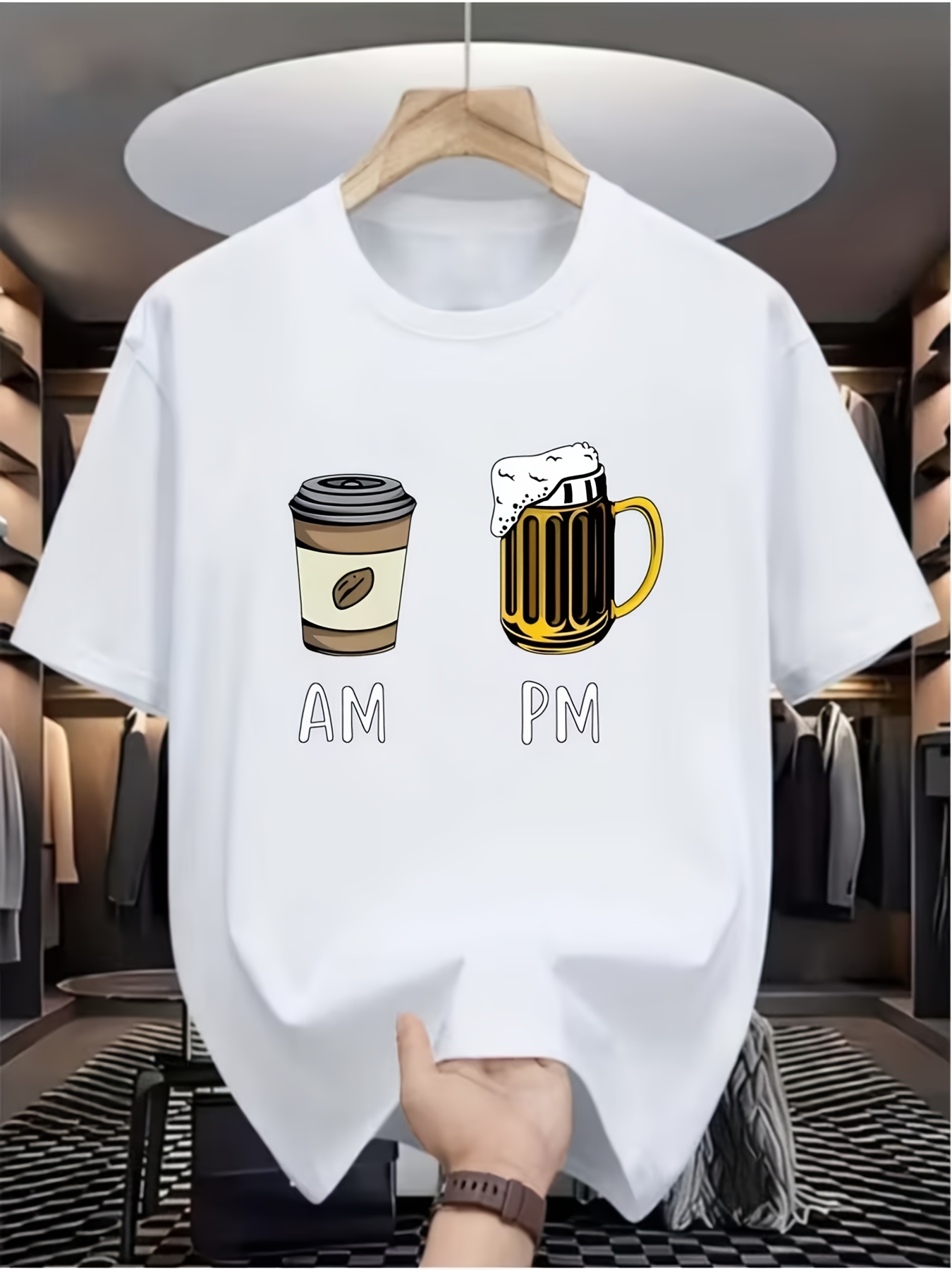 [T-shirt décontracté à imprimé - Street Fashion Vibes avis et prix