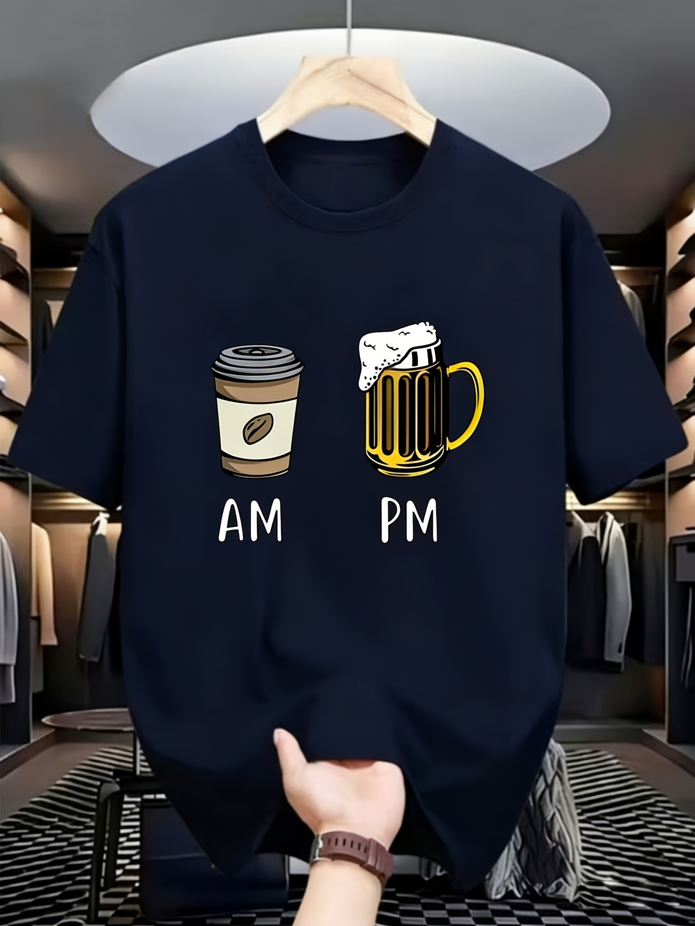 [T-shirt décontracté à imprimé - Street Fashion Vibes avis et prix