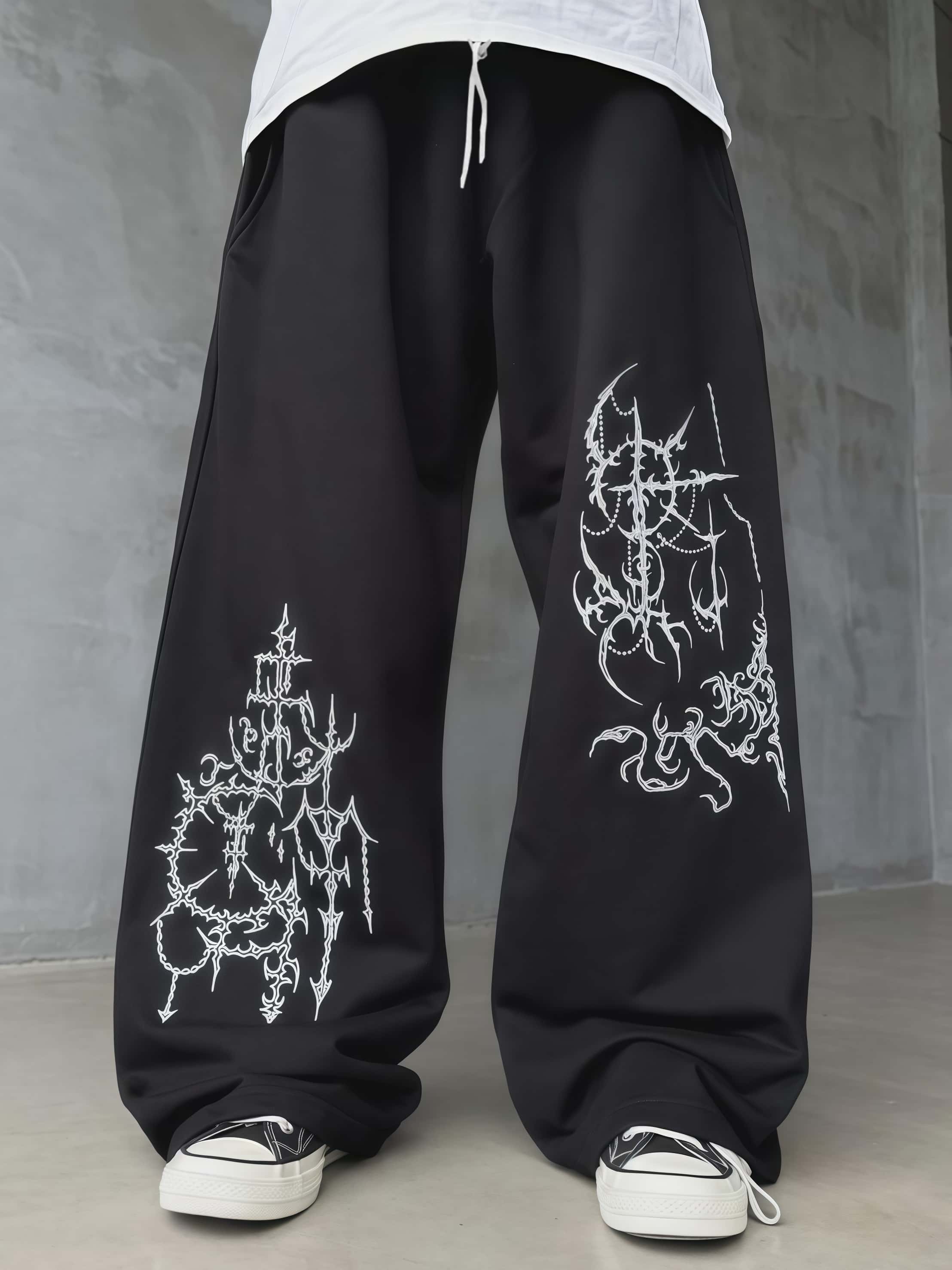 Pantalons larges décontractés  - Street Fashion Asian avis et prix