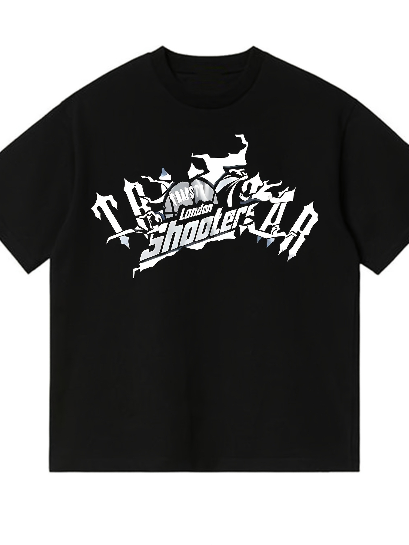 Nouveau T-shirt en coton noir  - Street Fashion London 2026 avis et prix