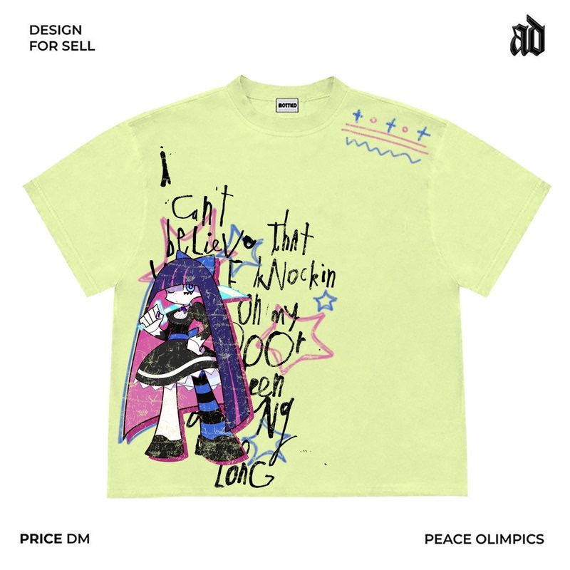 Nouveau ‌ ‌ T-shirt imprimé Pa - Street Fashion Anime avis et prix