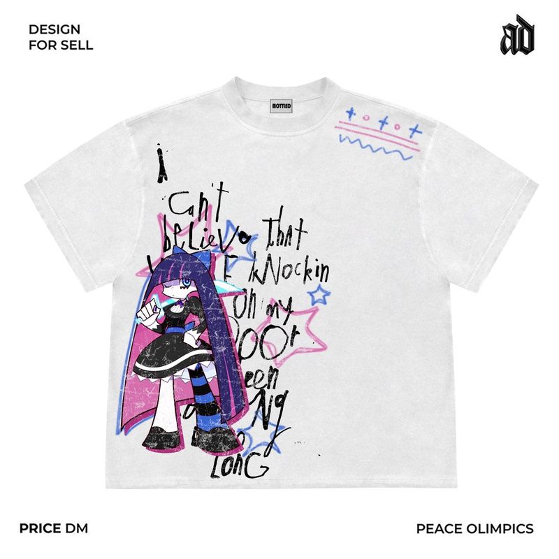 Nouveau ‌ ‌ T-shirt imprimé Pa - Street Fashion Anime avis et prix