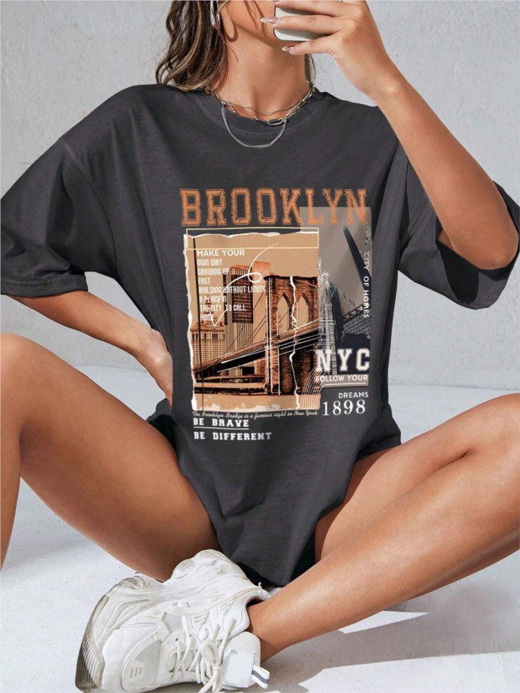 Printemps femme coton T-Shirts - Street Fashion Nyc avis et prix