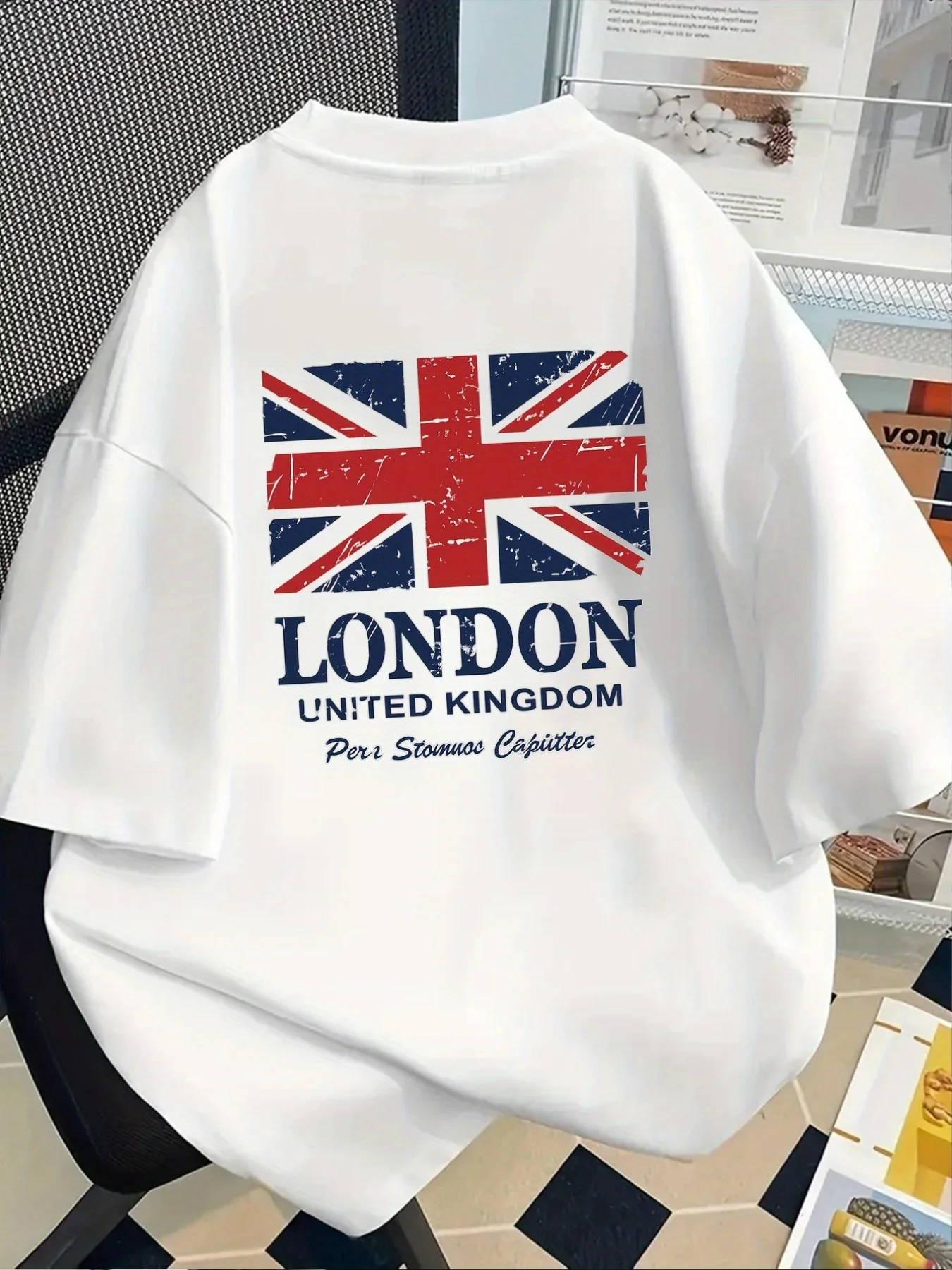 T-shirt unisexe à manches cour - Street Fashion London 2026 avis et prix