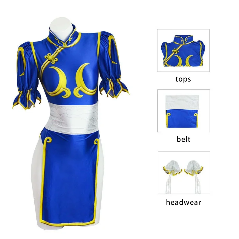 Costume de cosplay Chun Li Str - Street Fashion Anime avis et prix