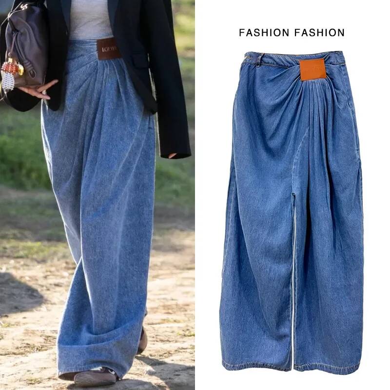 Jean large pour femme, nouvell - Street Fashion Taiwan avis et prix