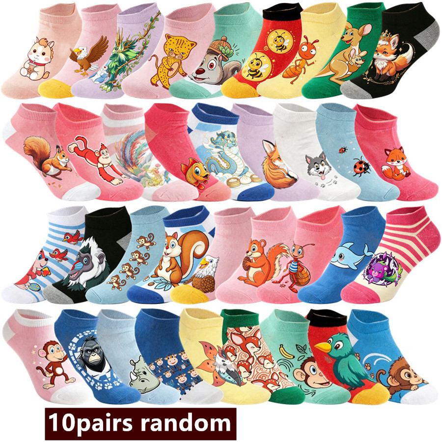 10 paires de chaussettes unise - Street Fashion Anime avis et prix