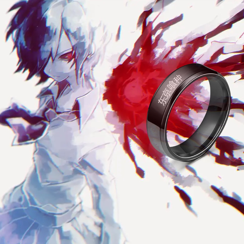Bague en acier inoxydable pour - Street Fashion Anime avis et prix