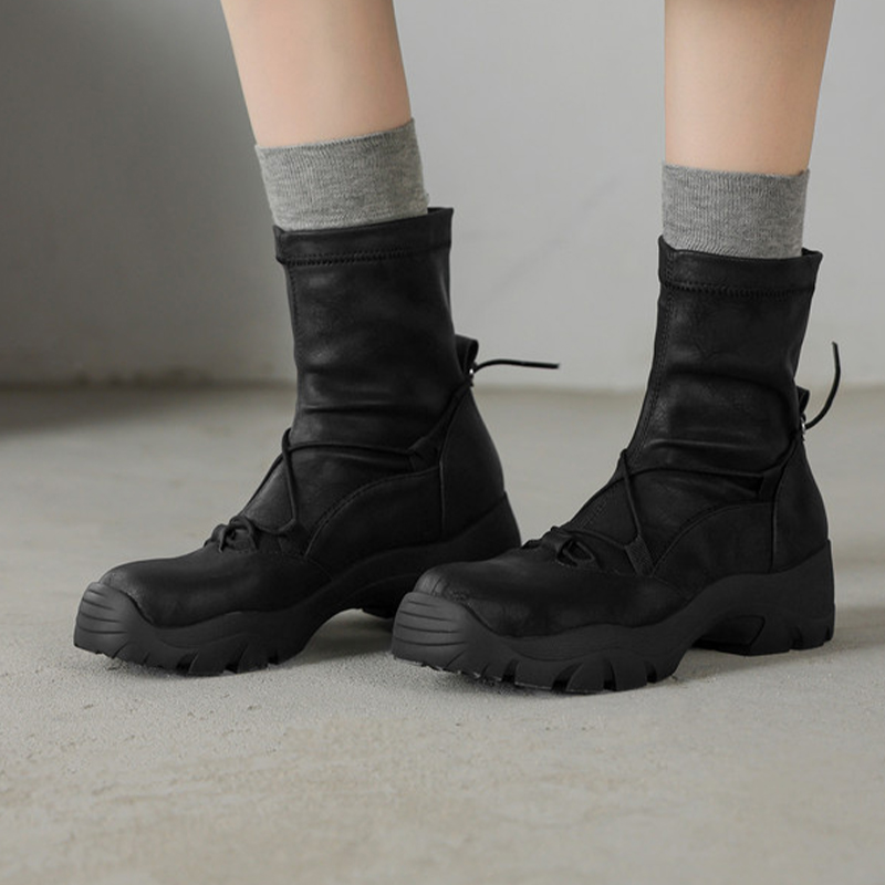 Bottines plates pour femmes, c - Street Fashion Walking avis et prix
