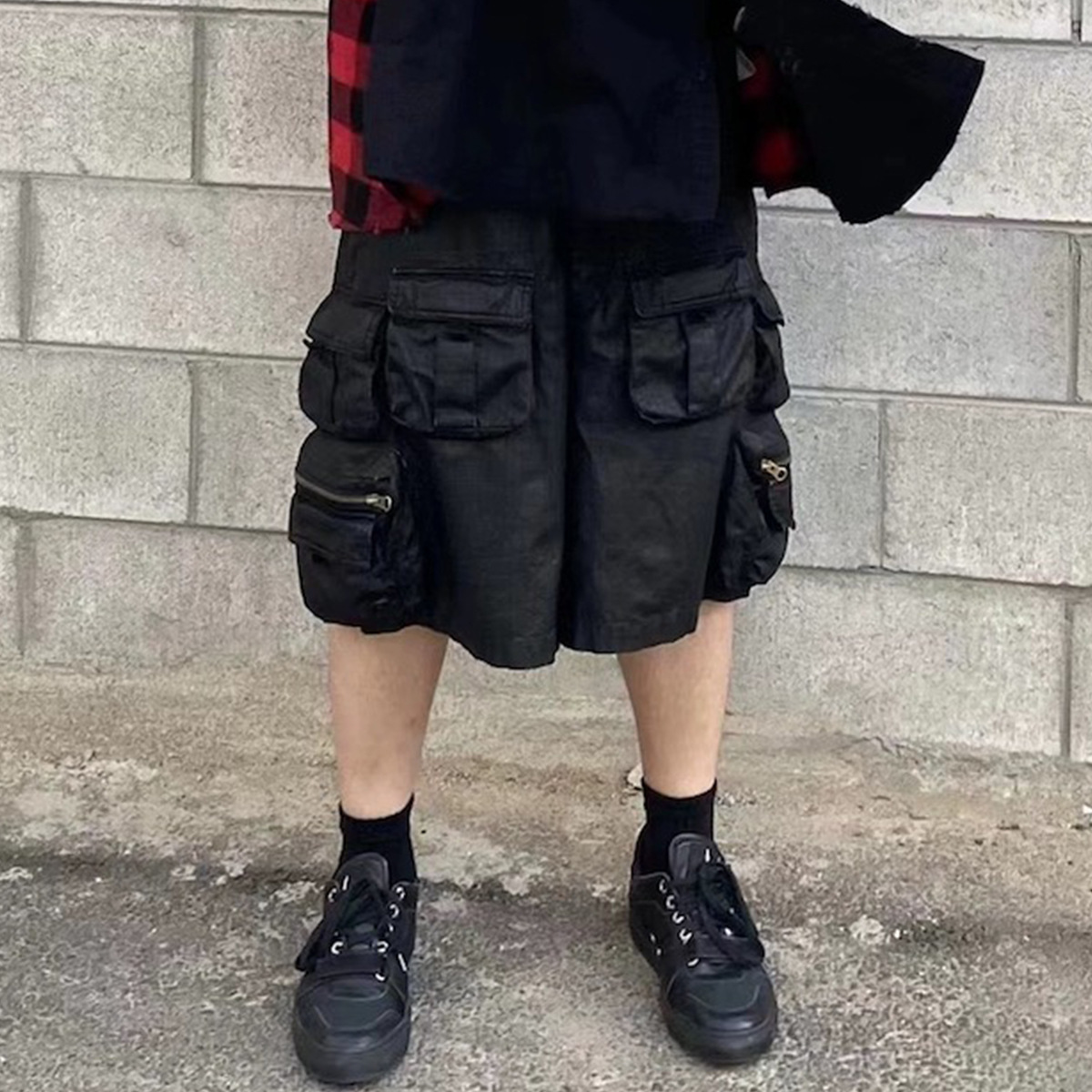 Short Cargo Techwear enduit po - Techwear Pants Tactical avis et prix